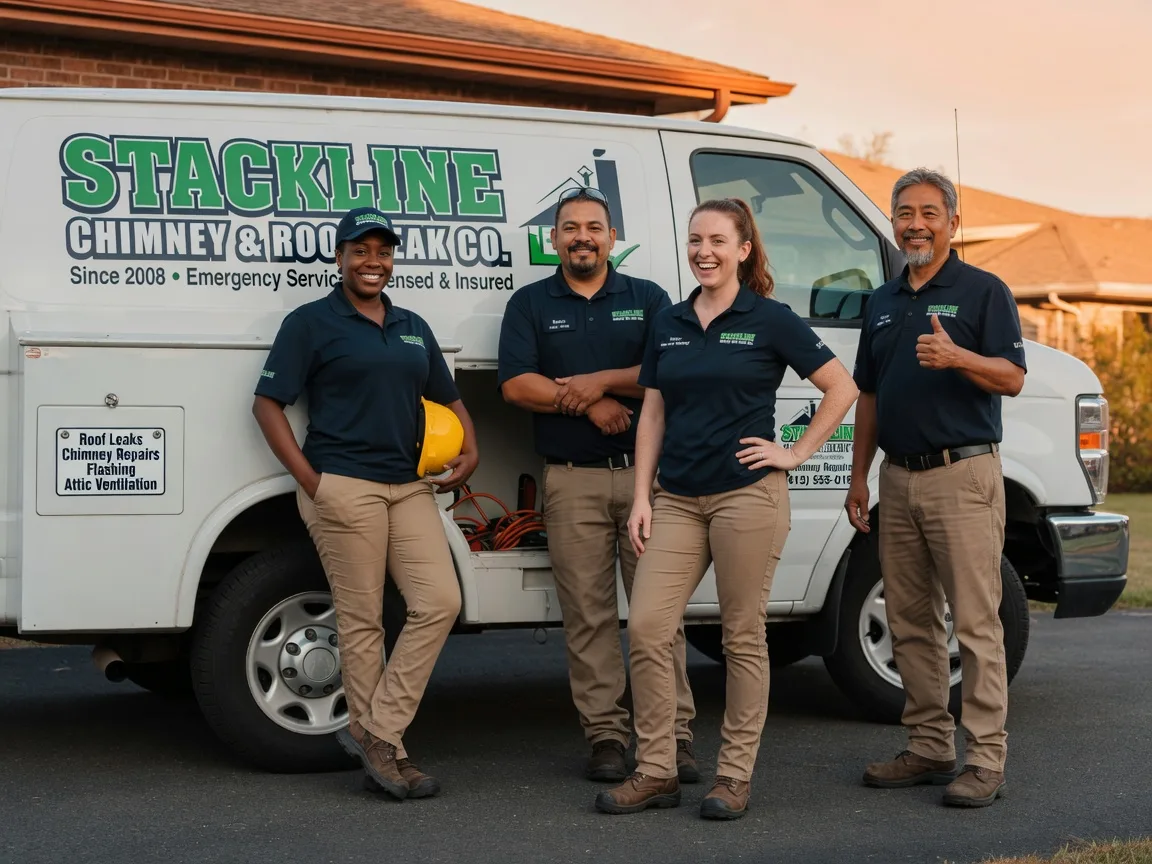 Chimney flashing repair company in Wauconda, WA